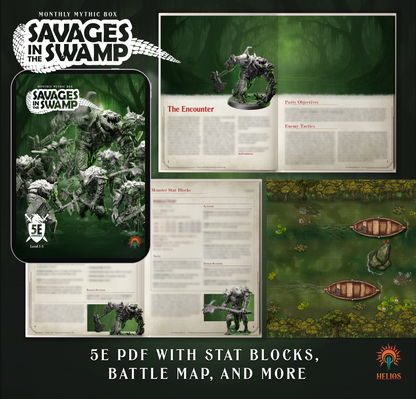 Savages in the Swamp | 5e Ready to Run Combat Encounter
