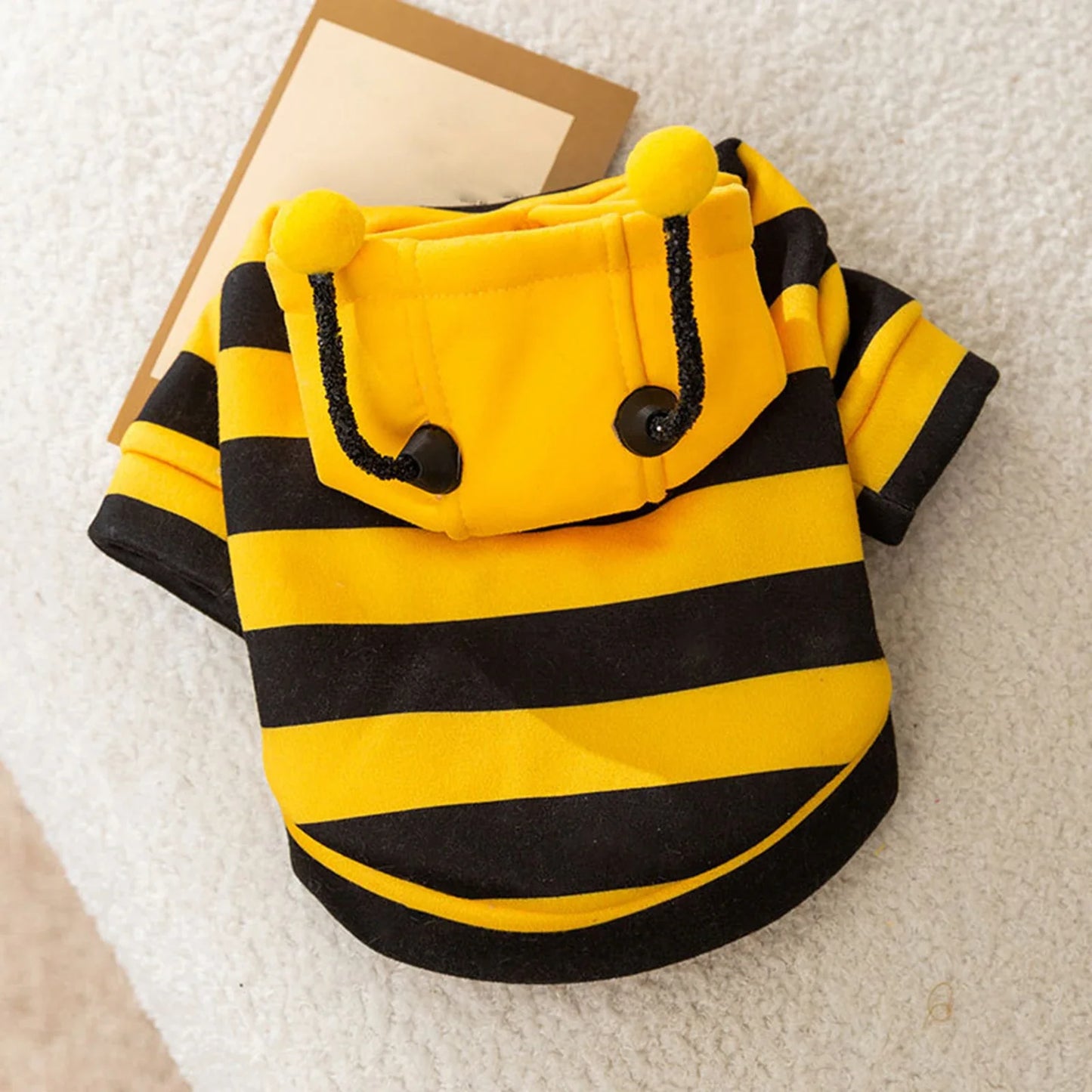 Cat costume, bee, Halloween costume, small pet clothing, fashion, adorable cat hoodies