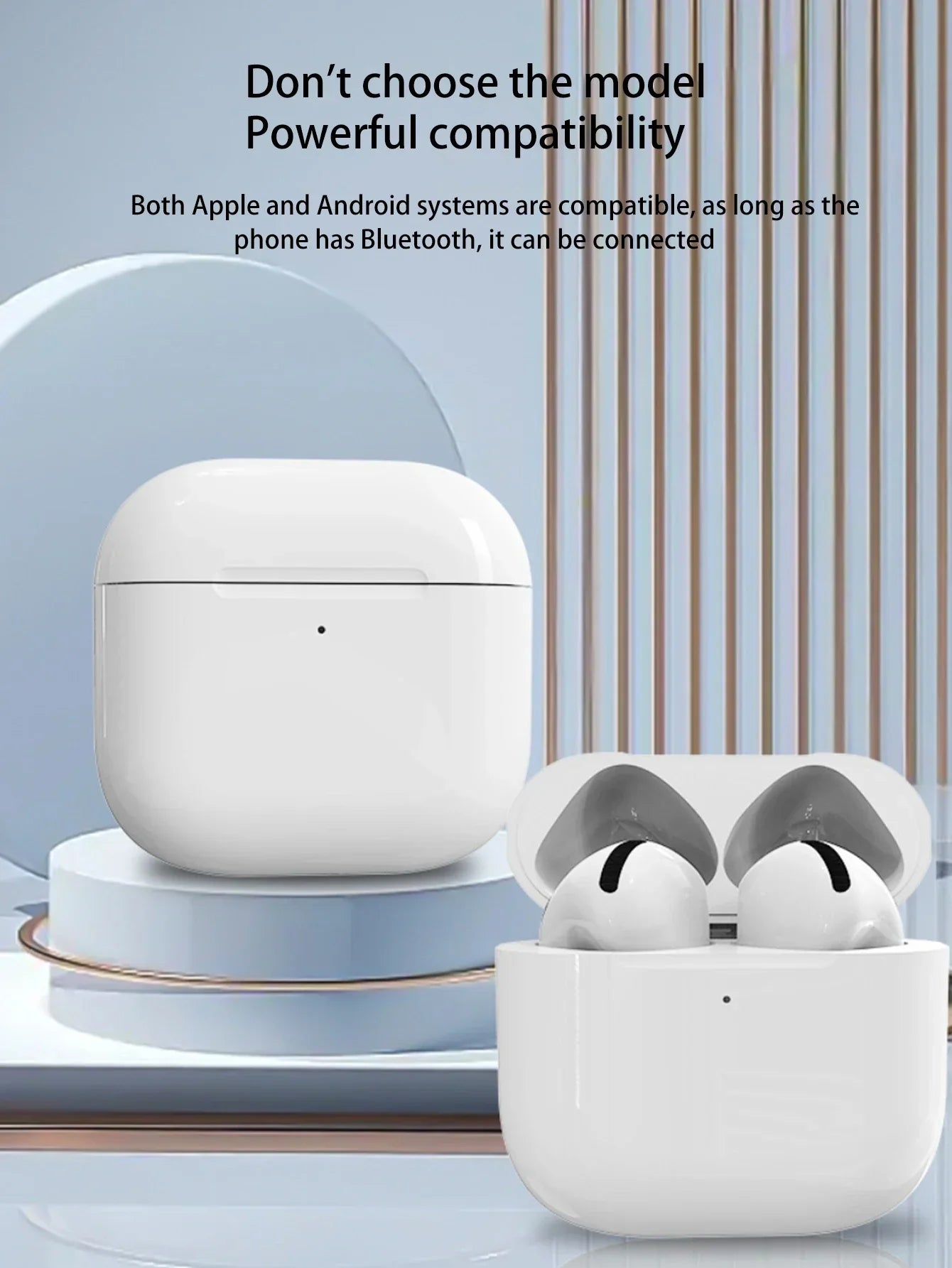 Écouteurs Bluetooth sans fil Air Pro True avec réduction de bruit ANC, casque sans fil de type Pods, pour iPhone et Android
