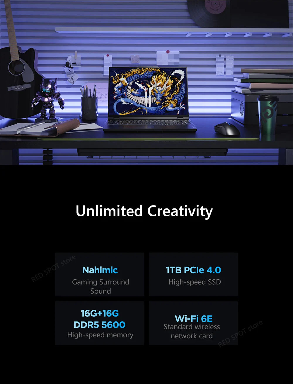 Lenovo LEGION Y9000P AI 2024 i9 14900HX RTX4060 32G+1TB 16 pouces 2.5K 240Hz