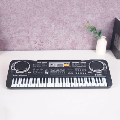 61 touches noir musique numérique clavier électronique Piano électrique enfants Instrument de musique