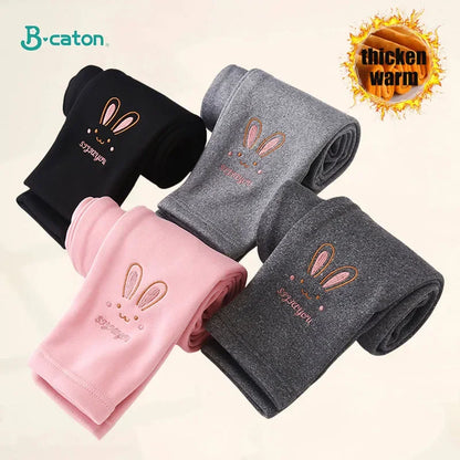 Automne hiver enfants fille Legging épaissir chaud enfants fille chaud en peluche Legging pantalon taille élastique Leggings enfants pantalons