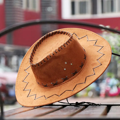 New Men Lady Fashion Cowboy Hat Unisex Cap Polyester West Fancy Dress
