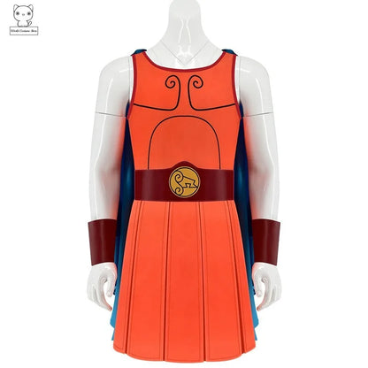 Anime Hercules Cosplay Costume Fancy Dress Up Adult Men Superhero Cloak Cape Uniform Halloween Carnival Stage Performese Clothes