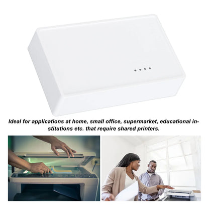 USB Wireless Print Server Wired Wireless Standalone Modes 480Mbps USB2.0 Print Server with 10/100Mbps LAN Bridge for RAW Printer