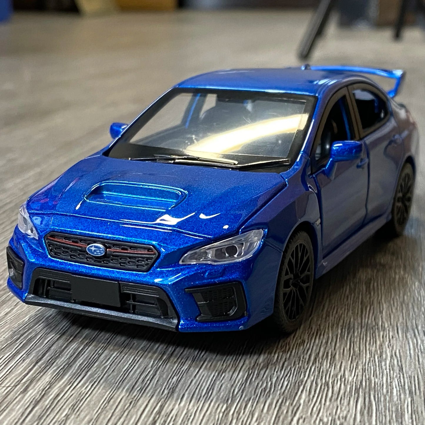 1:30 Subaru Impreza WRX STI 2020 supercar alliage moulé sous pression modèle accessoires de voiture ornements intérieurs de voiture saint valentin pour ami