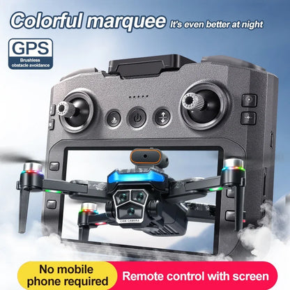 Xiaomi A14 pro Max Drone 8k HD double caméra GPS sans brosse flux optique évitement d'obstacles 4.5 pouces grand écran Uav Rc 20000m nouveau