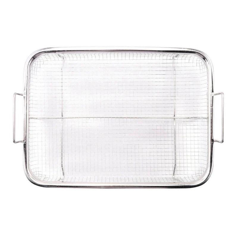 B82B-Air Fryer Basket For Oven,Stainless Steel Crisper Tray And Pan, Deluxe Air Fry In Your Oven, 4-Piece Set, For The Grill