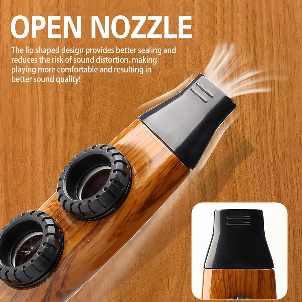 Double Film Kazoo Double trou Kazoo guitare partenaire Kazoo flûte de poche Kazoos pour adultes petits Instruments