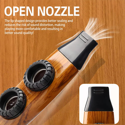 Double Film Kazoo Double trou Kazoo guitare partenaire Kazoo flûte de poche Kazoos pour adultes petits Instruments