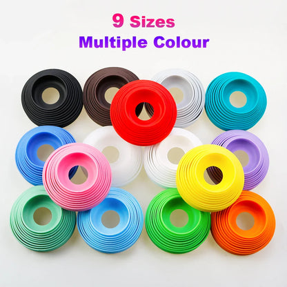 16 Colors 8.0CM Silicone Threaded Cup Bottom Protective Cover Cup Holder 80MM Thermos Cup Base Sleeve Cup Bottom Cover