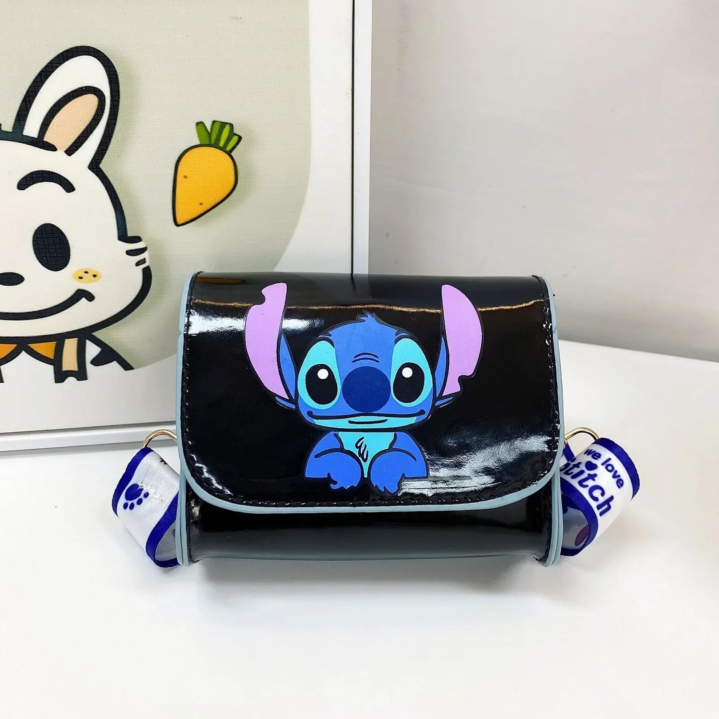 Sacs à bandoulière mignons Anime Kuromi Stitchou Filles Femmes Sac de marque de luxe Sacs mini designer de haute qualité Cadeaux