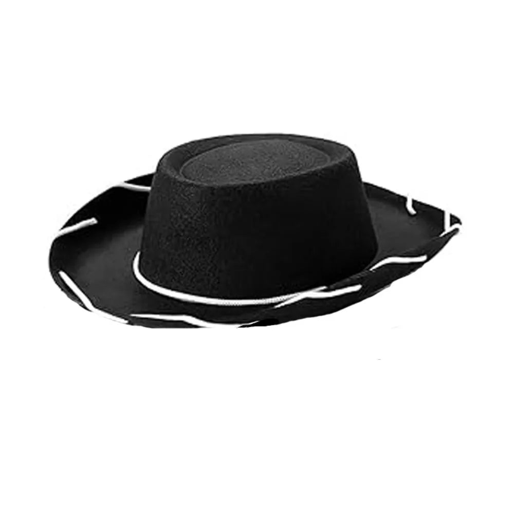 Cowboy accessory cowboy hat performance cosplay costume felt princess hat adjustable dress-up bachelorette party hat women