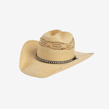 Cowboy hat summer straw hat unisex cowboy hat jazz cowboy straw hat wide brim hat spray paint custom hat party cowboy hat