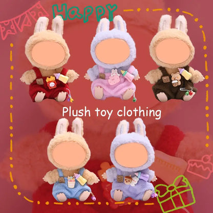 Doll Clothes For Labubu 6.7 Inches (17 Cm) Outfit And Accessories，Feminine Outfits For Labubu （Just Clothes ）
