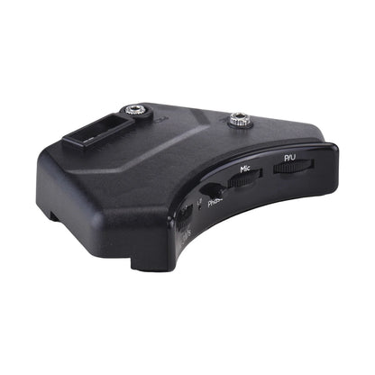 Sound Hunter guitare acoustique micro de trou de son micro piézoélectrique actif 2 Modes de micro piézo et micro prend en charge le tonalité du Volume
