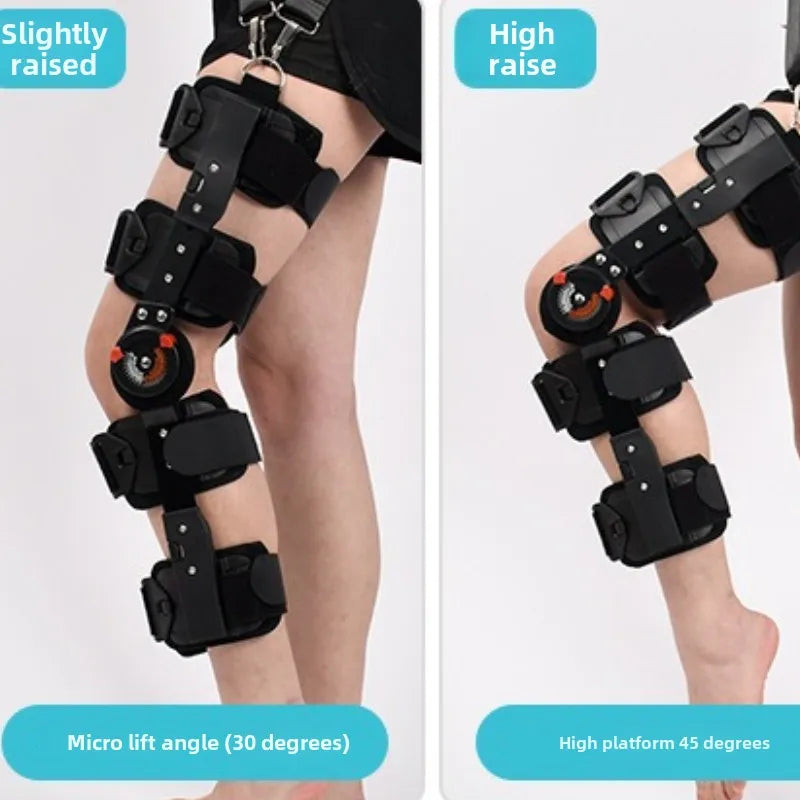 Support de fixation réglable des articulations du genou, pour la fracture des jambes, la fracture des os du genou, protection du genou pour la rééducation du ménisque