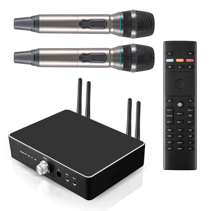 600W Home Amplifier Audio Out Put Karaoke 4ohm Brand New Amplifier with 2 Microphone Support Subwoofer