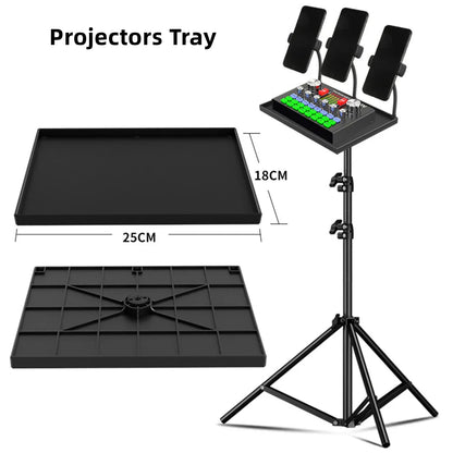 Nouveau plateau de projecteur 1 * plateau de projecteur 1/4 vis 100% tout neuf 25*18 cm cm (L * W) noir pour trépied support de haute qualité