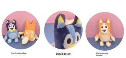 Family Stuffed Animals 17/28cm – Cartoon Dogs, Soft Plush Toys, Great for Birthdays and Christmas Gifts
