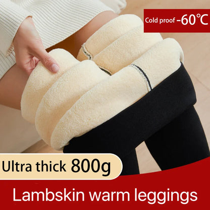 1 pièces hiver Leggings femmes coton Extra épais chaud pantalon mode thermique Legging mince noir élastique taille haute solide Leggings