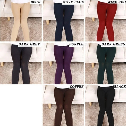 Leggings décontractés en velours pour femmes, collants polaires, pantalons skinny, pantalons chauds pour dames, haute élasticité, ogo, hiver