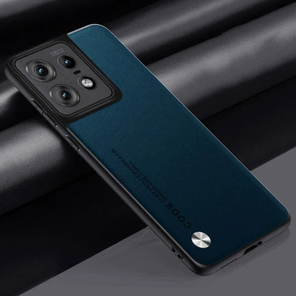 Leather Case for Motorola Moto Edge 50 Pro Luxury Carbon Fiber Matte Silicone Protection Phone Cover MotorolaEdge50Pro Coque