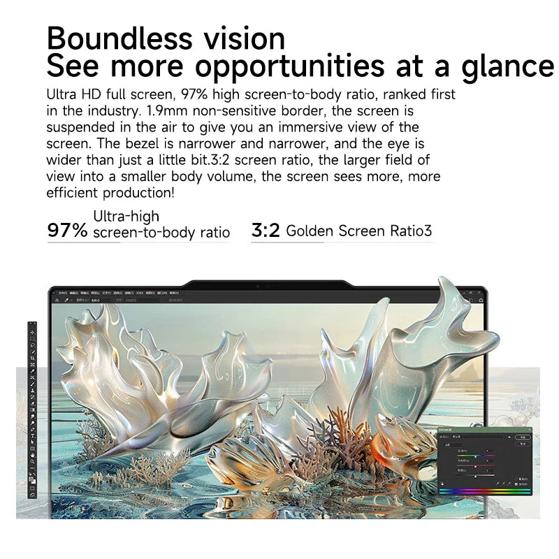 PC portable Lenovo Thinkbook X 2024 AI 13,5" 2,8K 120Hz Intel Core Ultra 5 125H/Ultra 9 185H 16G/32GB RAM 8400MHz PCIE4.0