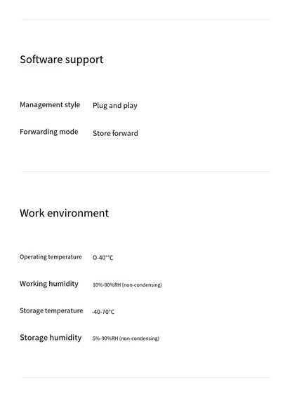 Xiaomi Mi 10 Gigabit Ethernet Switch 10000Mbps Network Switches VLAN Ethernet Splitter Lan Router 4 2.5G Ports RJ45 Hub Switch