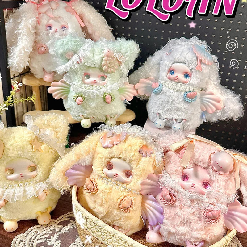 Loloan Ocean Series Vinyl Plush Blind Box Kawaii Sea Animal Anime Doll Surprise Home Decor Toy Gift Cute Mystery Bag