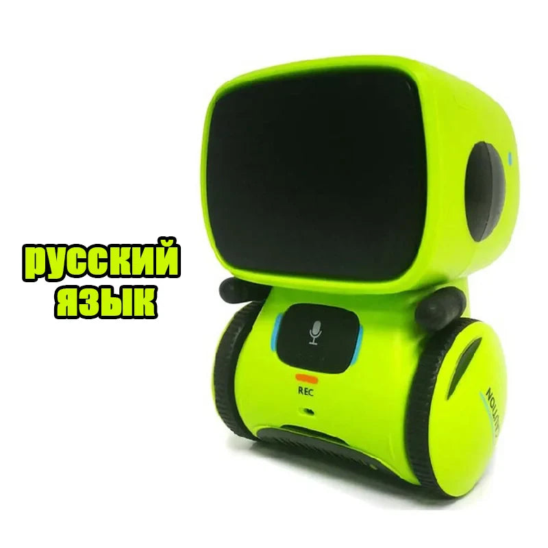 Robot jouet Robots intelligents Version russe, anglaise et espagnole jouets à commande vocale et tactile Robot RC éducatif interactif