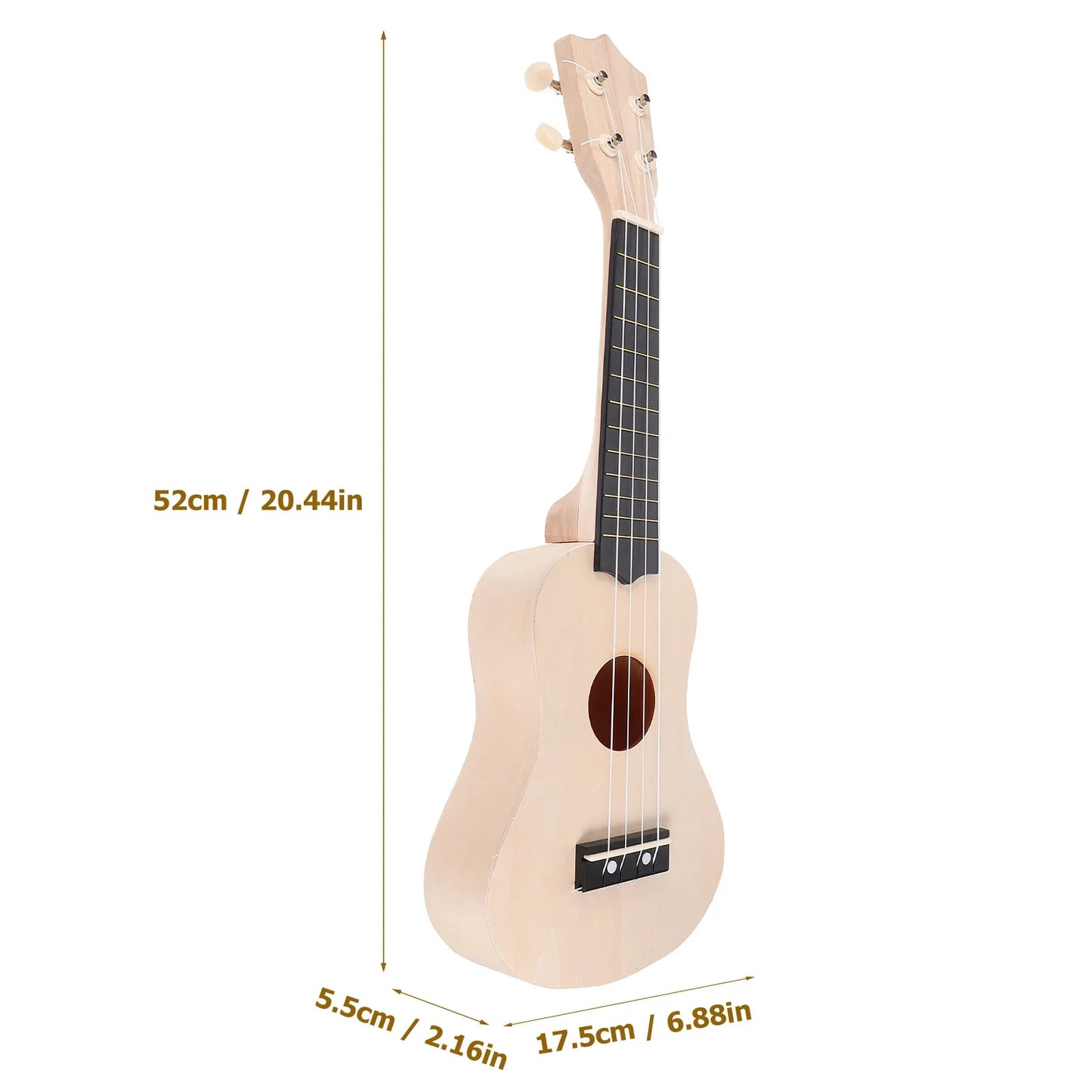 Matériel de haute qualité Kit de ukulélé inachevé assemblé à la main bricolage ukulélé peinture guitare Instruments de musique ukulélé