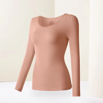 37 Women's Thermal Underwear Base Layer Shirt Skin Beauty Garment Ultra-Light Long Sleeve Thermal Set