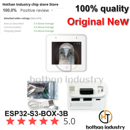 (1PC) 100% NOUVEAU ESP32-S3-BOX-3 ESP32-S3-BOX-3B AIOT Module de Kit de Développement d'Application 2.4 GHz Wi-Fi + Bluetooth 5
