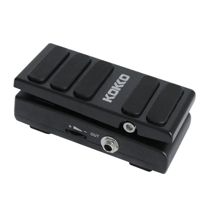 KOKKO Pédale d'effet guitare électrique Wah Volume 2 en 1 Contrôles au pied 2 modes Pédale multi-effets combo Pièces de guitare