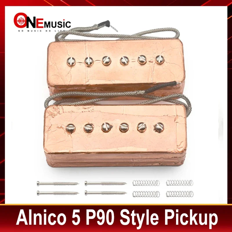 Alnico 5 aimant P90 Style micro double bobine micro silencieux Humbucker 6K/9K pour guitare électrique