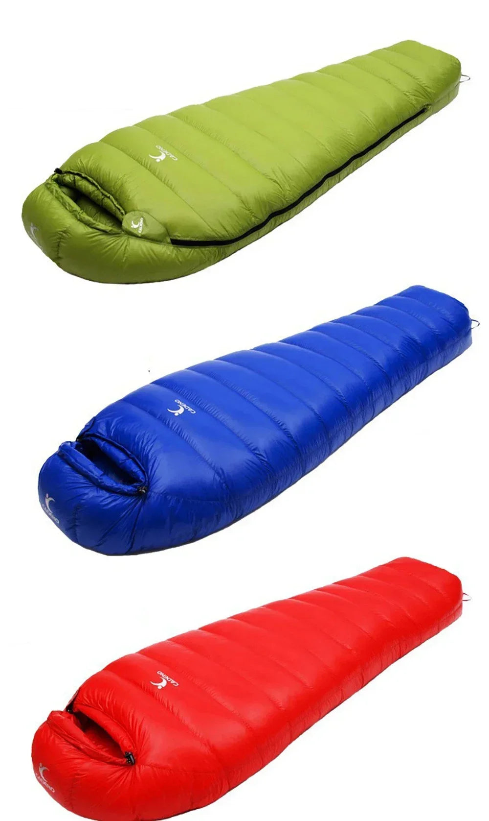 Outdoor Camping White Duck Down Sleeping Bag Ultralight Winter Autumn Adult Sleeping Bag Suitable for Travel Hiking Camping