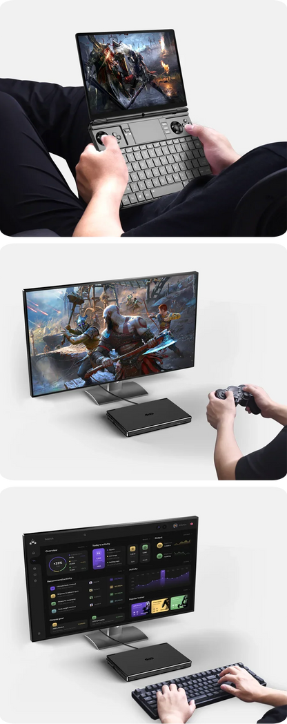 New 2025 version! GPD WIN Max 2 10.1 Inch Handheld AMD AI 9 HX 370 64GB RAM 2TB SSD Mini Laptop Computer for business