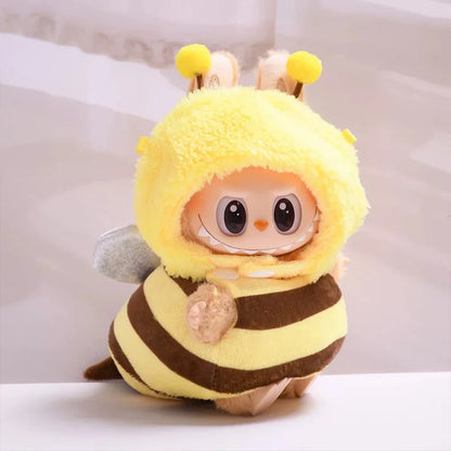 Labubu is suitable for 17cm dolls, shrimp, bees, cute outfits, doll accessories (excluding dolls)