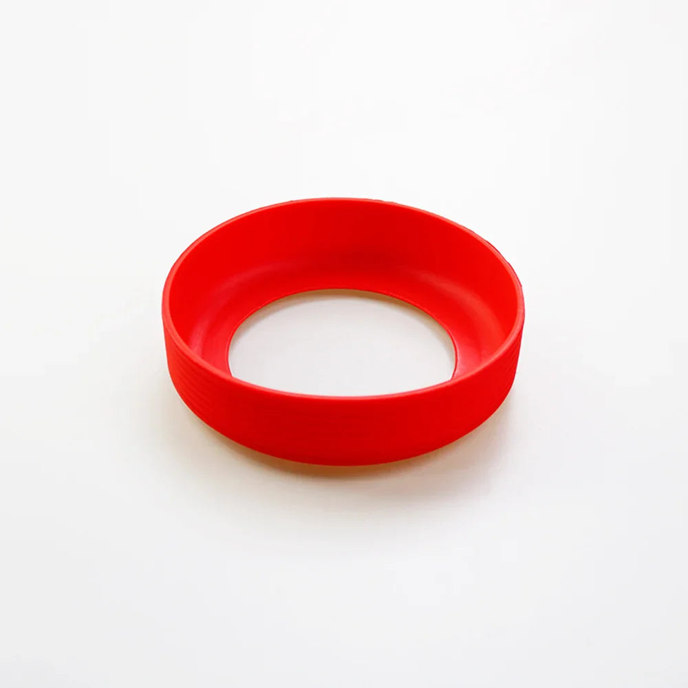 16 Colors 8.0CM Silicone Threaded Cup Bottom Protective Cover Cup Holder 80MM Thermos Cup Base Sleeve Cup Bottom Cover