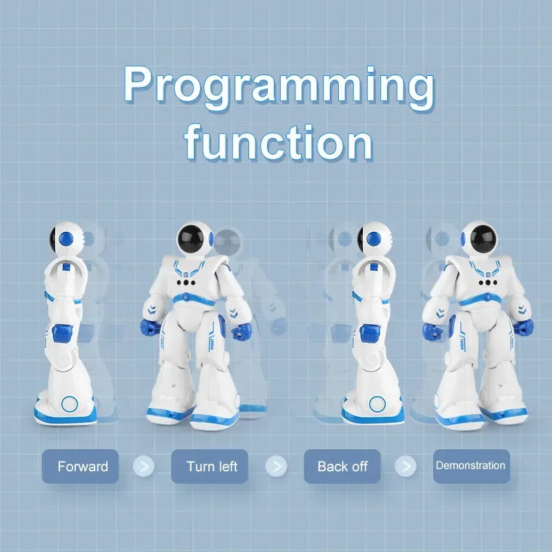 Jouet robot intelligent à détection de gestes et tactile : robot spatial télécommandé programmable