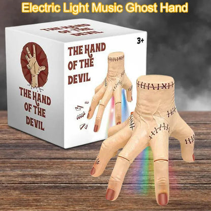 Main de la Chose pour Halloween, avec lumière électrique, rampant, figurine de cosplay d'horreur, accessoires de décoration pour maison et bureau