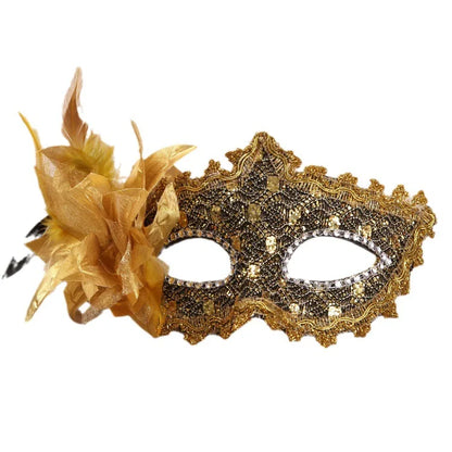 Masques de mascarade de mariage, maquillage d'halloween, dentelle, Costume noir vénitien, masque pour les yeux Vintage pour dame, robe de soirée fantaisie Cosplay