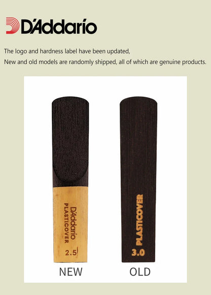 RICO Plasticover clarinette Alto Tenor Soprano baryton Sax Reed, seulement 1 pièce reed, force 2.0 2.5 3.0