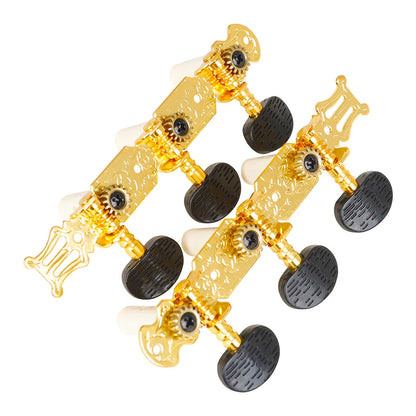 M MBAT 2 pièces chevilles de réglage de cordes de guitare classique têtes de Machine ouvertes en métal doré accordeurs guitare accessoires d'instruments de musique