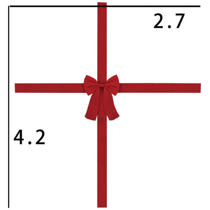 Grand nœud papillon de noël suspendu, pendentif en velours rouge pour porte, décoration de fête de noël du nouvel an 2026, nouvelle collection
