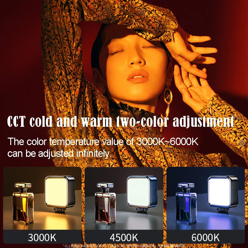 Anneau lumineux Led avec trépied, Rechargeable, pour Selfie, lampe pour prise de vue Photo, accessoires pour téléphone portable