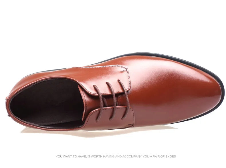 Men's breathable leather shoes, soft leather black shoes, soft sole, best businessman, formal wear, casual, spring and autumn