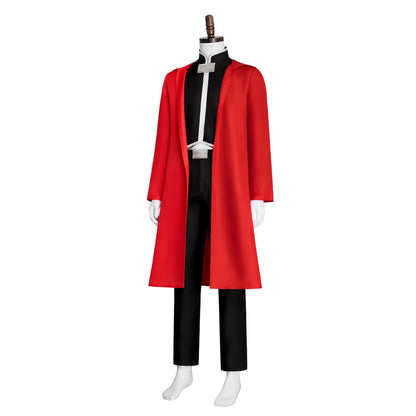 Anime Cos Fullmetal Alchemist Edward Elric Cosplay Costumes Red Outfit Halloween Christmas Uniform Custom Size Cosplay Costume