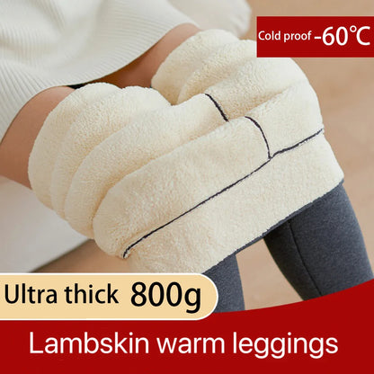 1 pièces hiver Leggings femmes coton Extra épais chaud pantalon mode thermique Legging mince noir élastique taille haute solide Leggings